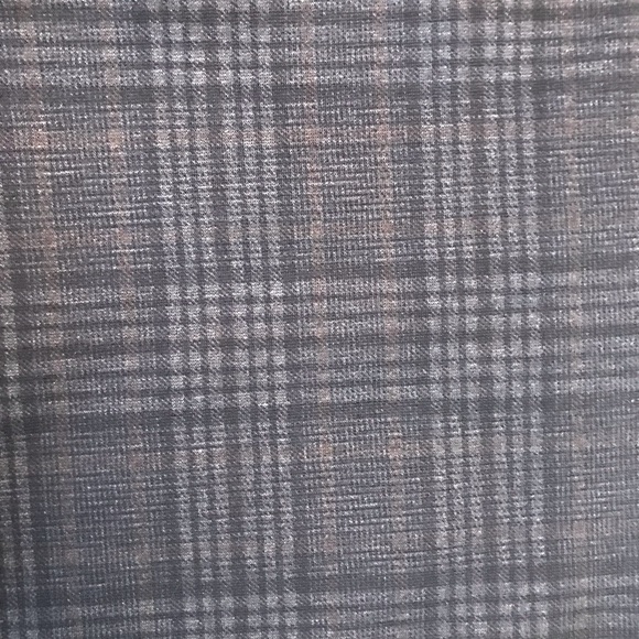 Dalia Pull On Plaid Jeggings Womens Large Charcoal Grey Pockets Academia Office - Picture 10 of 11